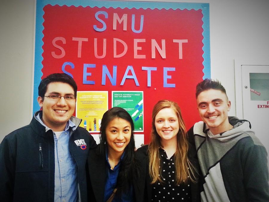 SPECTRUM members (from left to right) Harvey Luna, Kathrina Macalanda, Shelbi Smith and Colton Donica. (Courtesy of Shelbi Smith)