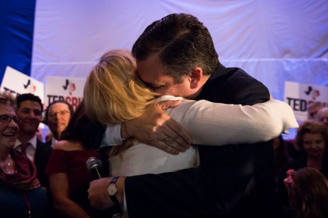 Cruz Embraces Heidi