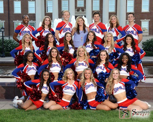 An institution at SMU- the cheerleading squad takes 2nd place at nationals