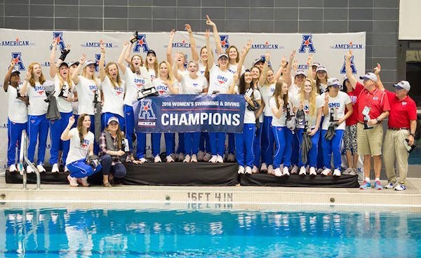 Women’s swimming and diving wins AAC title