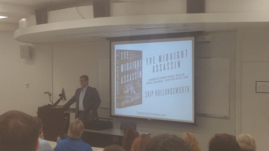 Skip Hollandsworth shares details of latest book during lunchtime lecture series