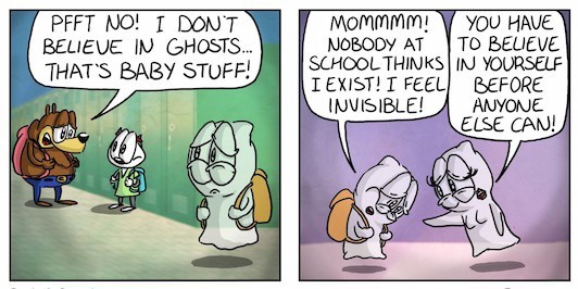 This week’s cartoon: Ghost confidence