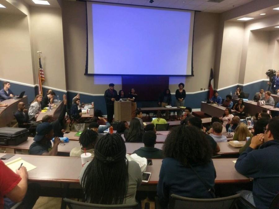 SMU student leaders host town meeting, discuss incidents of hateful behavior on campus