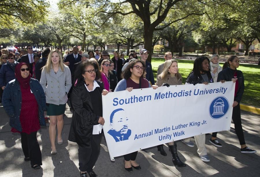 Faculty, students come together for annual MLK Unity Walk