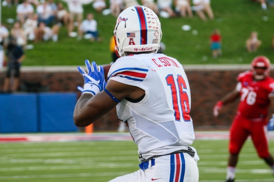 ‘I’m committed to being the best wide receiver in college football next season.’ Courtland Sutton puts off NFL, returns to SMU