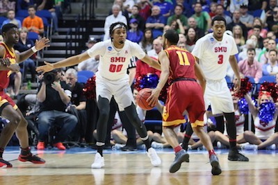 SMU squanders late lead, falls to USC in NCAA Tournament