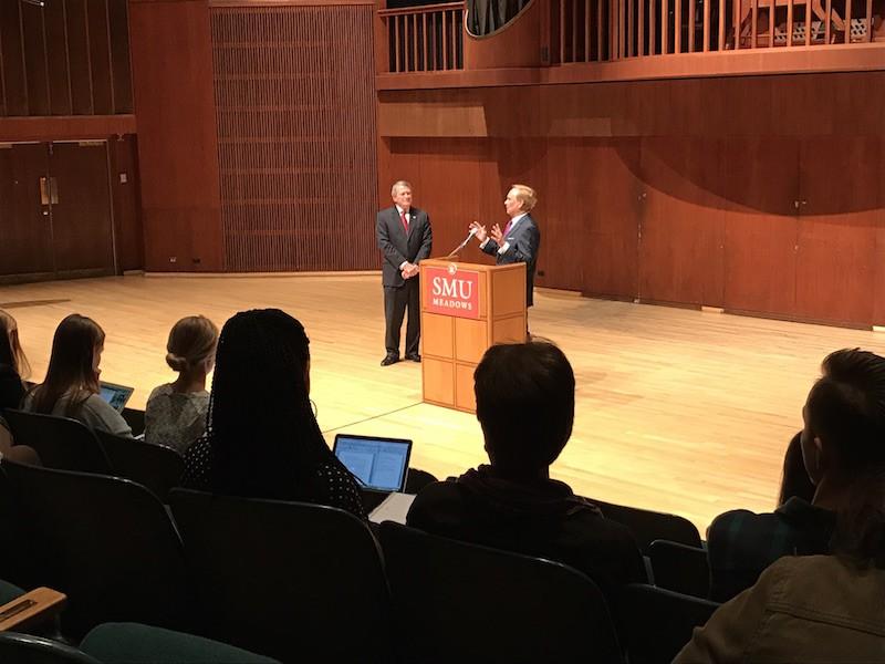 Renowned lawyer talks media distrust at Sammons Lecture Series