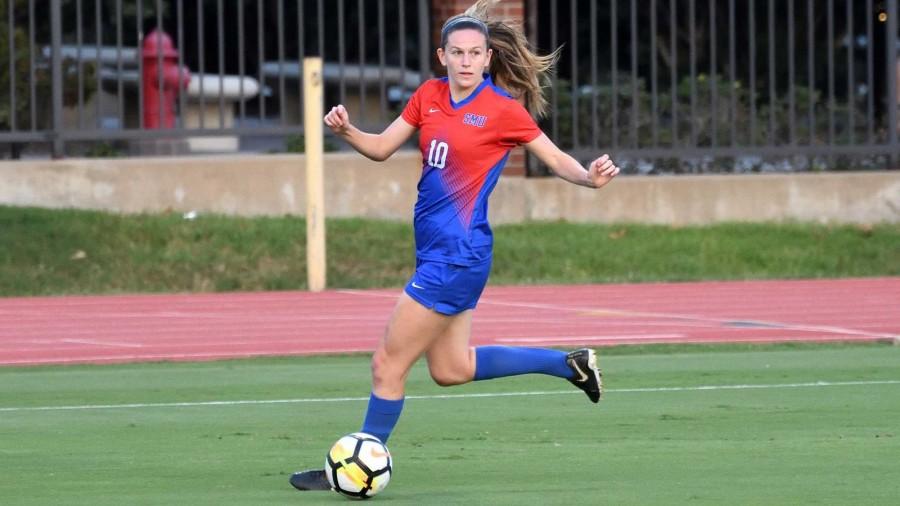 SMU soccer teams victorious at home