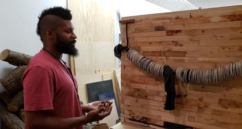 Art MFA Student Xxavier Carter is a “Multi-Tool” working for greater visibility of black artists