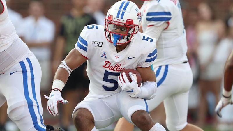 SMU defeated UNT 49-27 at Ford Stadium Saturday night.