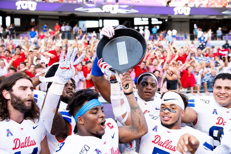 SMU Upsets Horned Frogs in Iron Skillet Rivalry Game