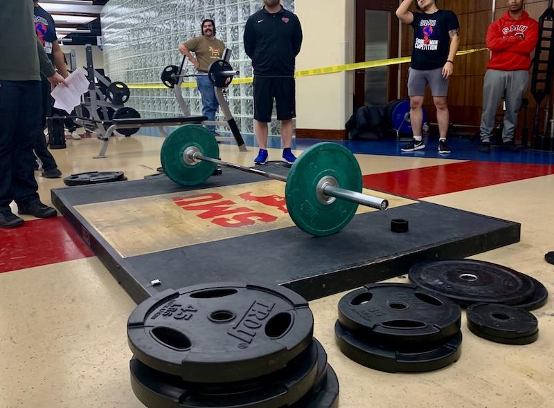 Strongman shows off SMU’s strength and community