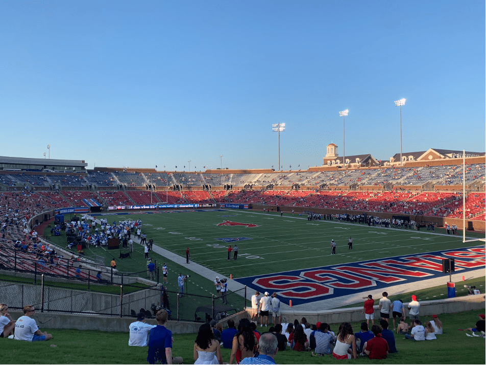 Football returned to the Hilltop, and Fans Returned to the Stadium on SMU’s campus